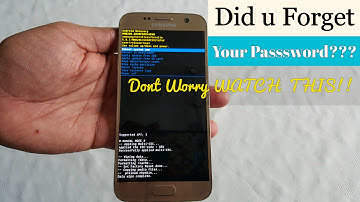 Samsung Galaxy S7/S7 Edge BYPASS LOCKSCREEN PIN & FINGER PRINT SCANNER