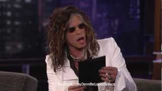 Steven Tyler Inspect J.Lo's Nip Slip at the 2012 Oscars