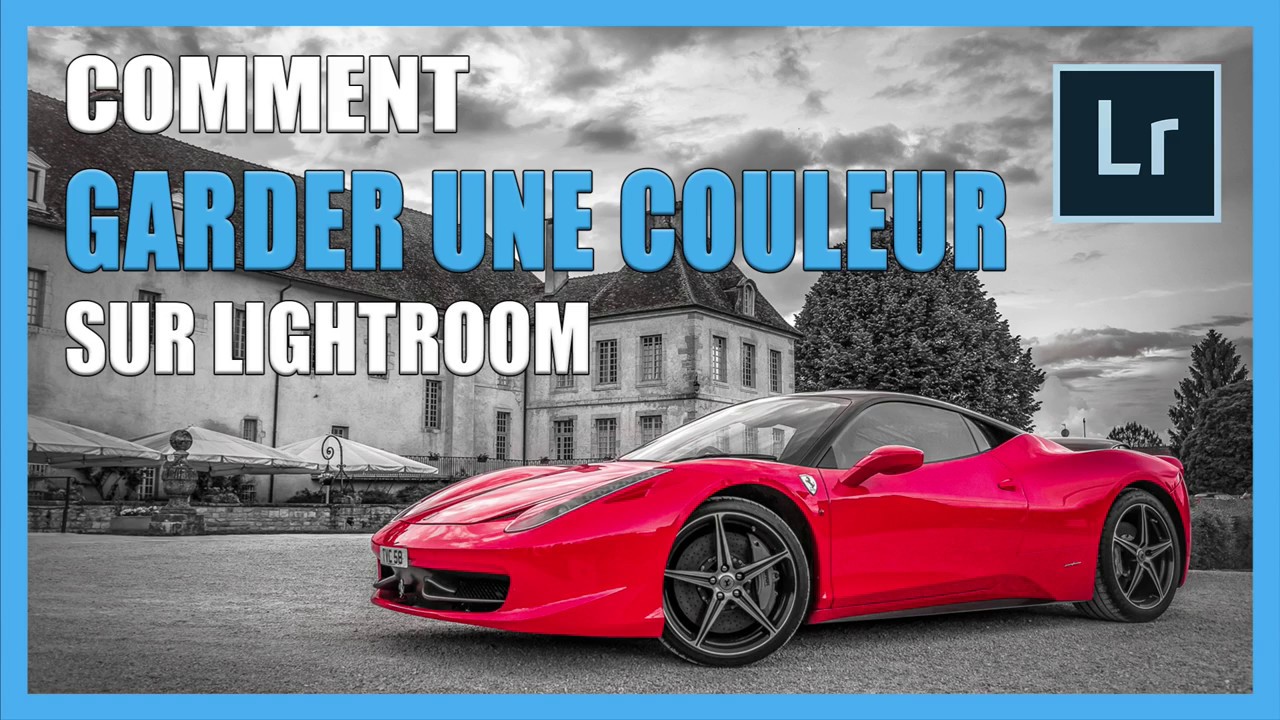 Garder Une Couleur Sur Une Photo Noir Et Blanc Tuto Photos