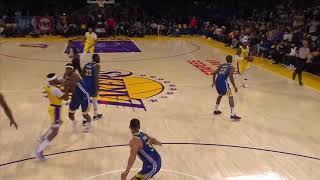 LeBron James alley-oop to DeAndre Jordan 5 seconds into the game! LA Lakers vs GS Warriors
