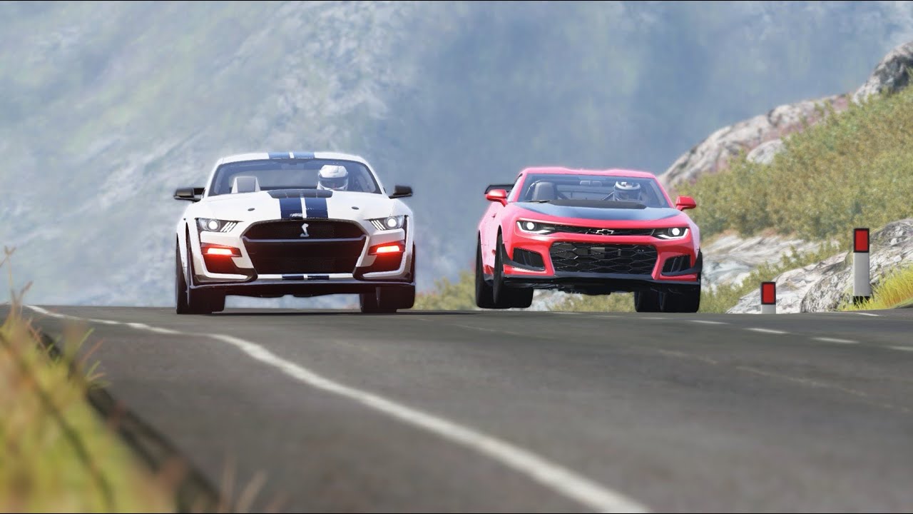 Ford Mustang Shelby GT500 vs Dodge Viper ACR vs Dodge Demon vs Camaro ZL1 vs  Dodge Charger - YouTube