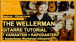 The Wellerman - Gitarre Tutorial deutsch - 7 Möglichkeiten - Schlagrhythmen + Picking + Rockversion