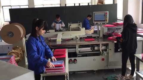 Punching and binding machine for desk calendar