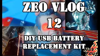 DIY USB Battery Light Kit for Hot Toys and other battery operated figures! Zeo Vlog 12