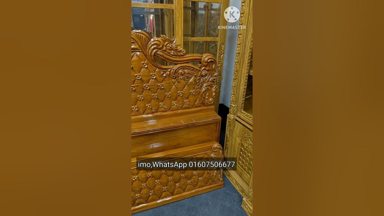 Segun Kather Khater Design Wooden Bed Price In Bangladesh YouTube single-bed-wood-designs-modern-bed-mehshan-interiors