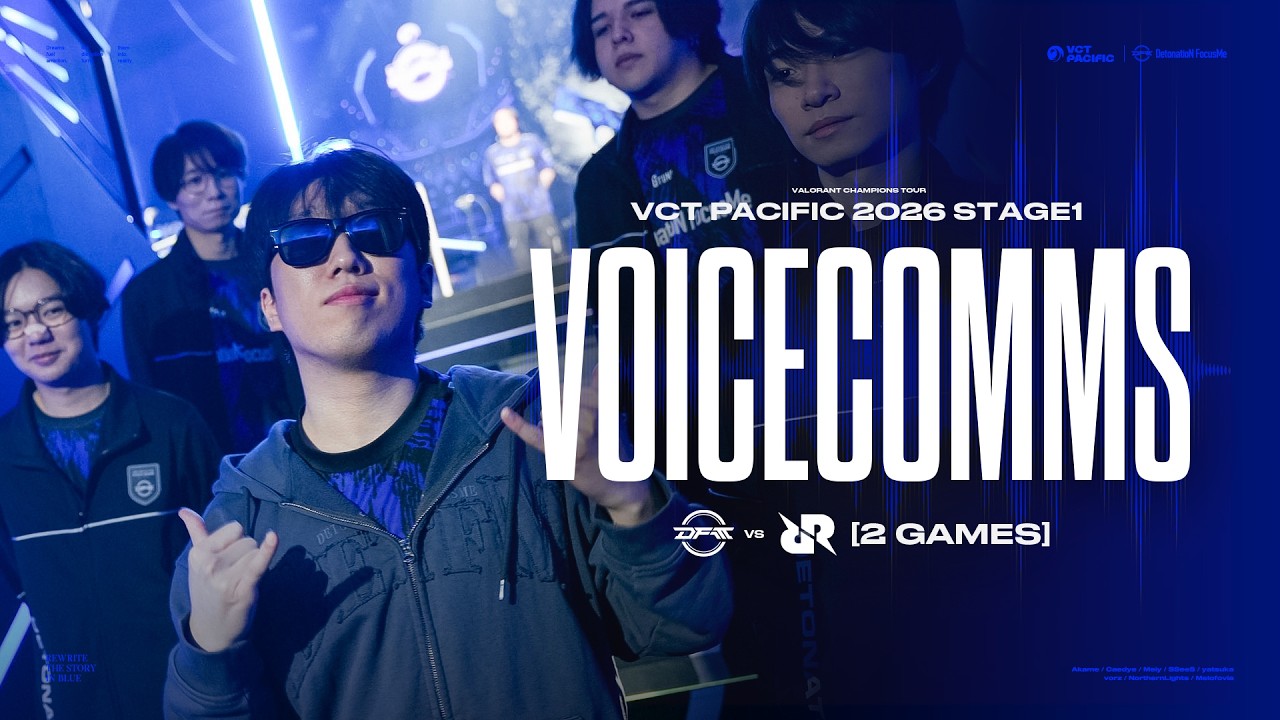 【TEAMVC】DFM vs RRQ [2 GAMES] ｜ VCT Pacific 2026 Stage1【VALORANT/ヴァロラント】