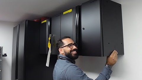 Hanging husky cabinets and part 1 of installing under cabinet lighting // Skill Stacking