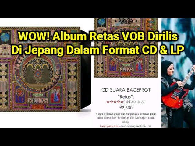 Album Retas Voice Of Baceprot Dirilis Di Jepang Dalam Format CD u0026 LP. VOB - Retas class=