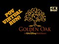 GOLDEN OAK at Walt Disney World Virtual POV | 4K Disney Treadmill Run