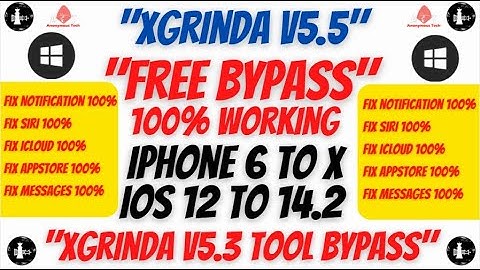 [WINDOWS] How To Bypass iCloud activation lock Fix All Apple Services Xgrinda v5.5 Windows Tutorial
