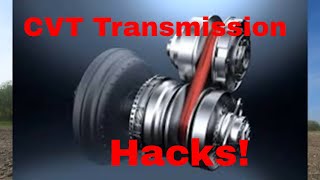 CVT Transmission Hacks to make it last forever!