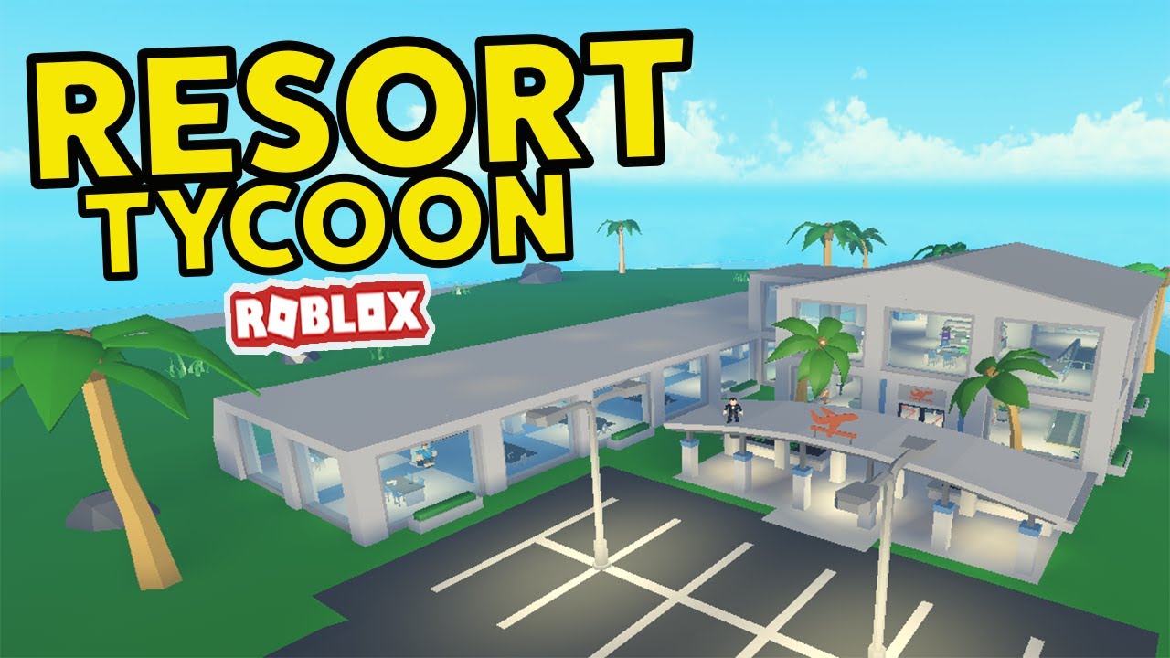 Building The Airport New Update In Roblox Tropical Resort Tycoon Youtube - roblox resort tycoon