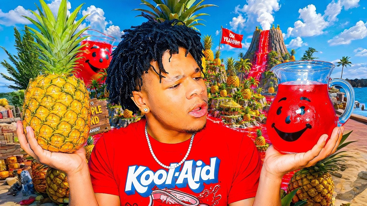 FRNKTOOFUNNY Tries Viral TikTok Kool-Aid Pineapples! - YouTube