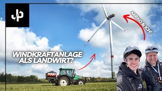 Auf einer 200 Meter Windkraftanlage! 🤯 Windkraft als Landwirt? || JP Agrar