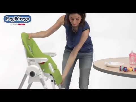 Video: Peg-Perego stolica za hranjenje - kvalitet i ljepota za vašu bebu