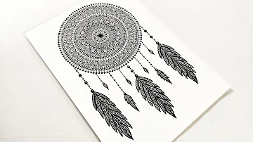 wallpapers Easy Mandala Art For Beginners Step By Step dream catcher zentangle art doodle art