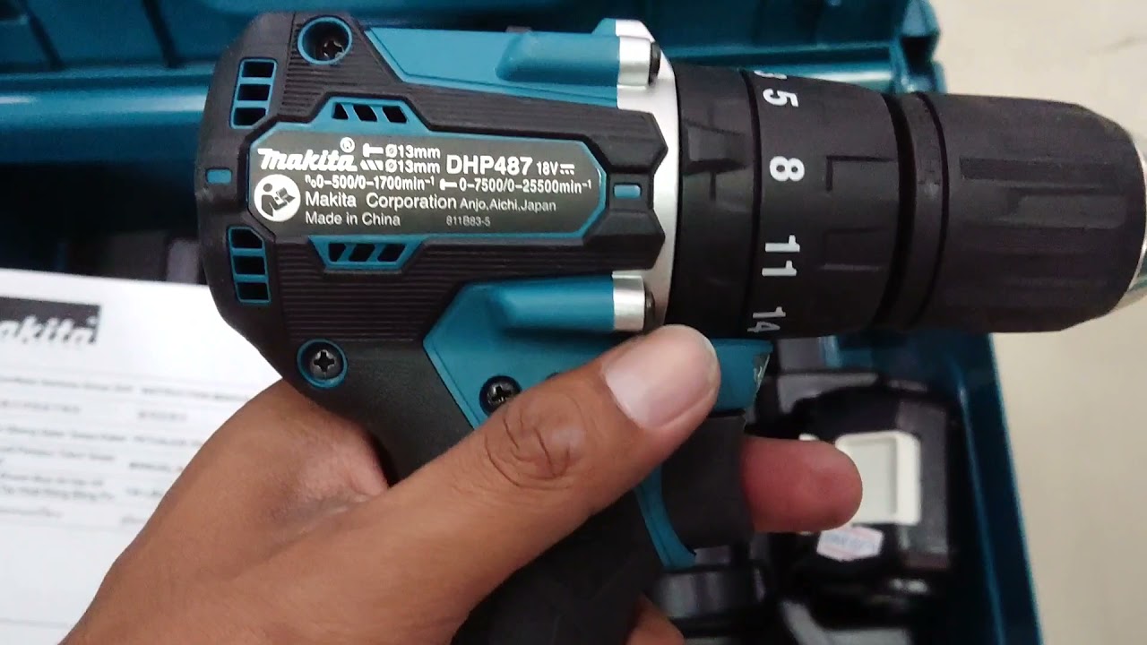 Unbox DHP487RAJ Makita Hammer\u200b Driver 