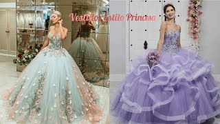Hermosos Vestidos De Quinceañera Estilo Princesa|Beautiful Princess Style Quinceañera Dresses.