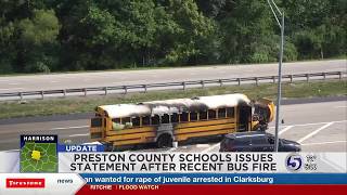 UPDATE: More details released after Preston County school bus catches fire in Bridgeport