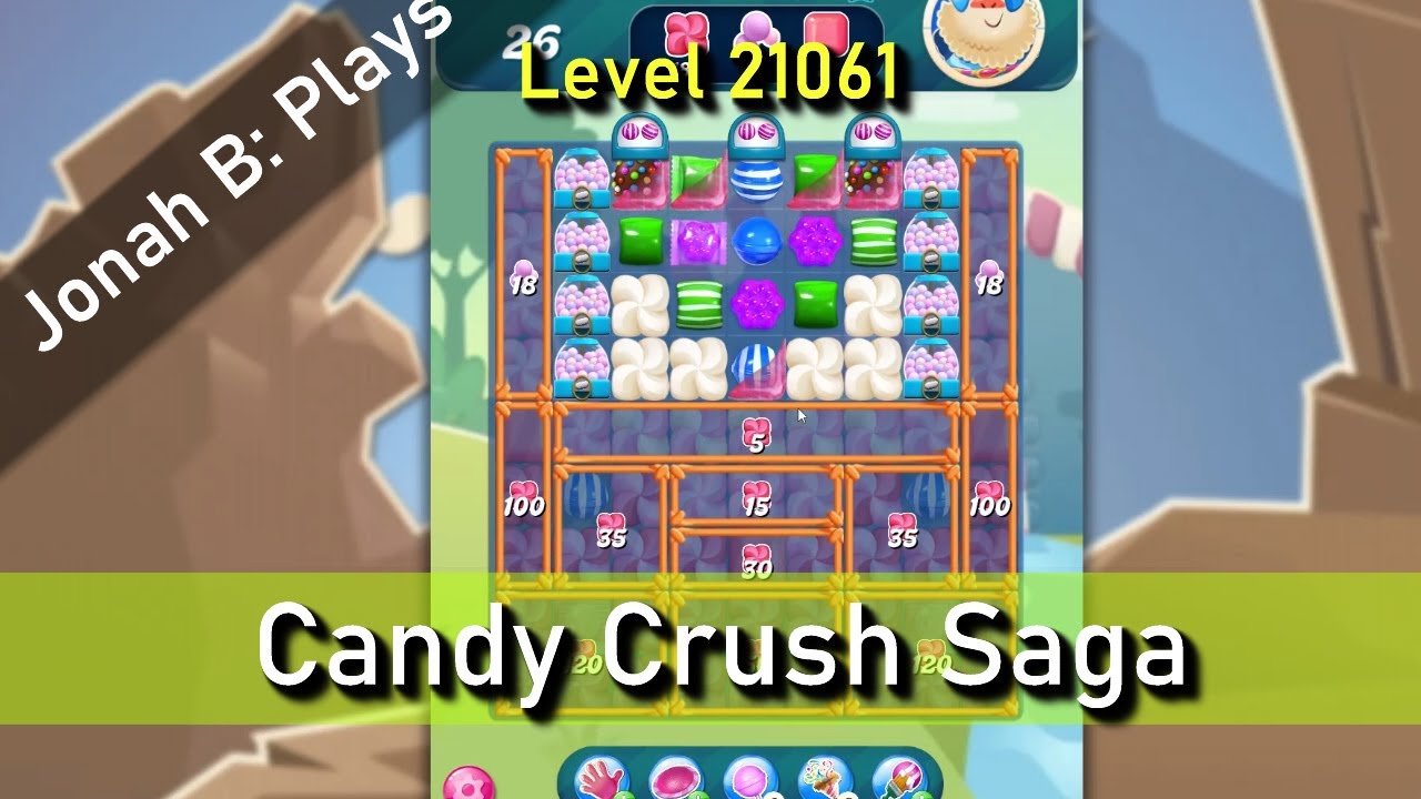 Candy Crush Saga Level 21061 - YouTube