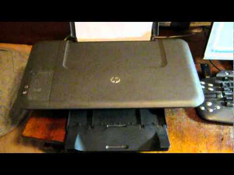 Проверка принтера HP DeskJet 1050