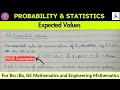 Lec-14 | Expected Value | Mean | Variance of Linear Function | Probability and Statistics 