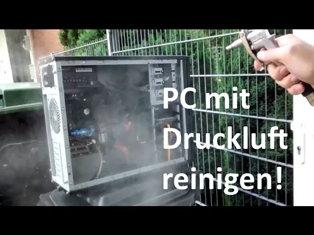 Cleaning dust out of a PC
