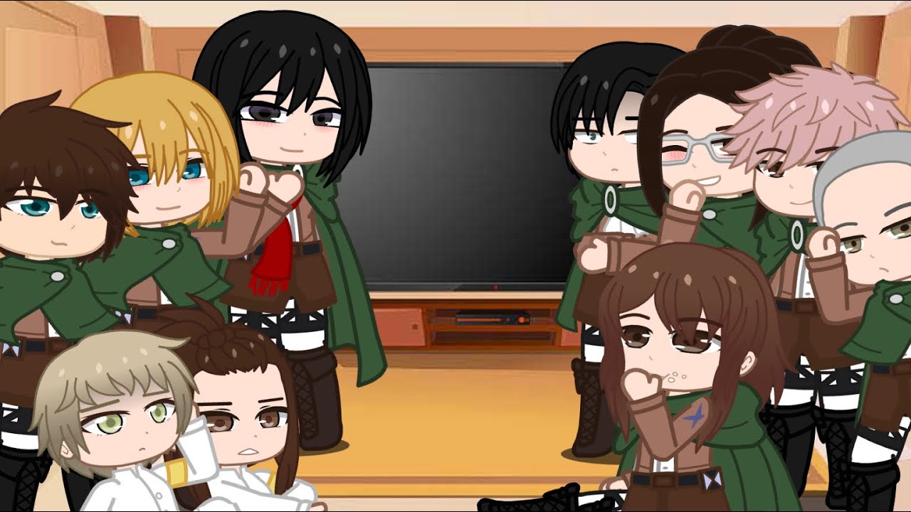 Aot characters react to the future part 1