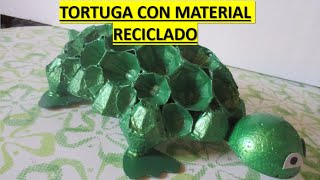 TRABAJO 1: Como hacer una tortuga con material reciclado!!!!!!!
