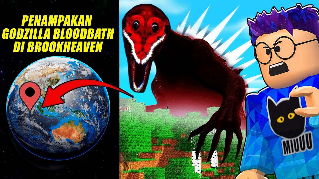 Gak nyangka, Ada Meteor Es jatuh di kota Brookheaven yang isinya godzilla bloodbath