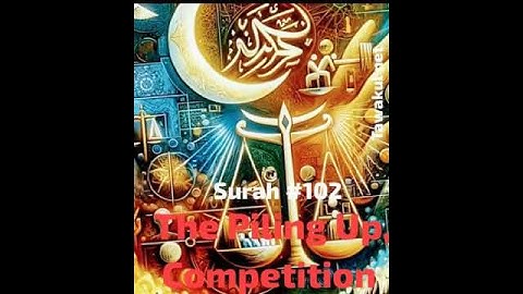 EP Surah Series #102 At-Takathur ( The Piling Up, Competition),سورة التكاثر Tawakul.net #Iqra_Pray