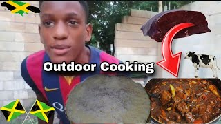 Cooking Cow Liver With White Rice | Nice Adventures 🇯🇲
