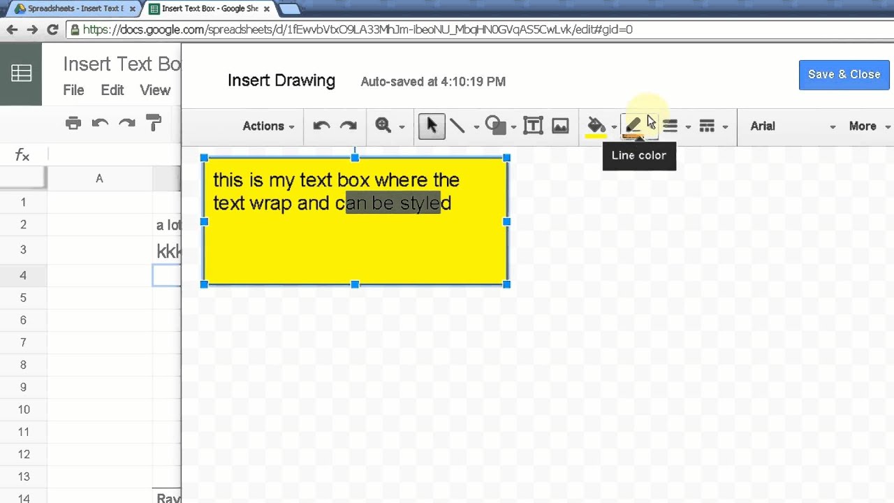 Google Sheets Add Text Box To Chart