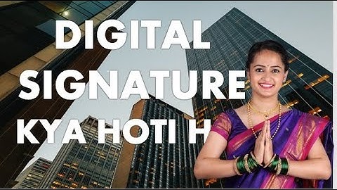 DIGITAL SIGNATURE KYA HOTA HAI ? #Class3 #dsc 8286954450