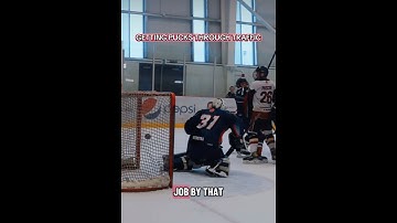 Getting pucks through traffic #hockey #hockeyskills #hockeydrills