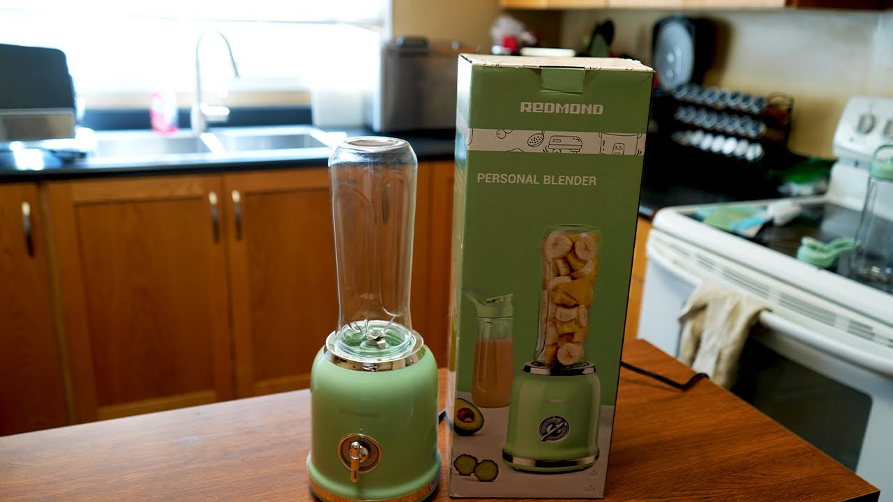 Retro single smoothie blender out of the 80's - YouTube