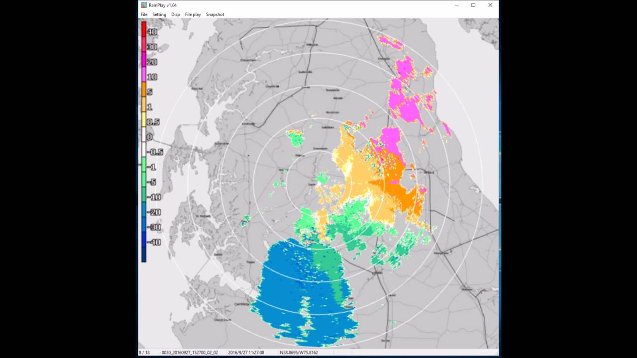 WR 2100 radar wind view