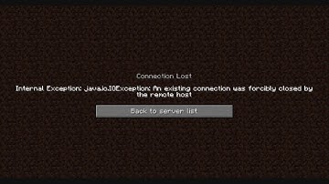 MC java io ioexception forcibly closed by remote host possible solution. (Java Edition Only)