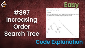 Increasing Order Search Tree | Leetcode - 897