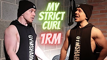 MY STRICT CURL 1 REP MAX (Strict curls for big arms?)
