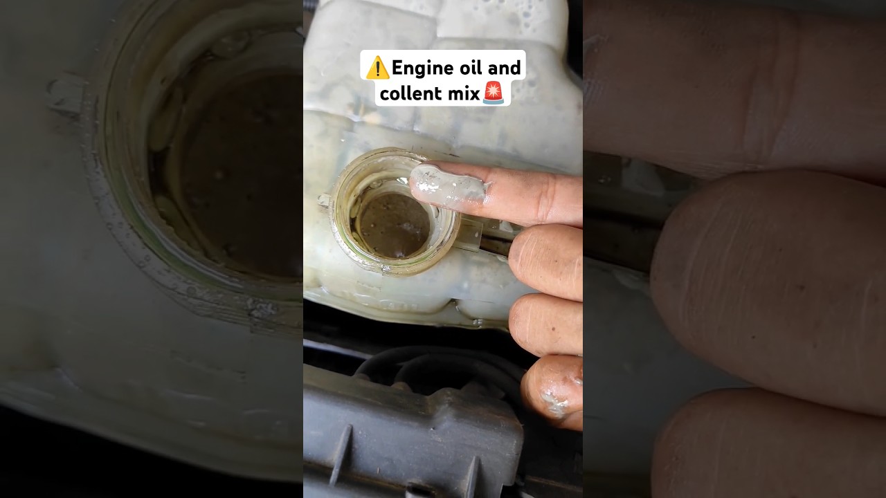 engine oil collent mix in diesel car🚨 
