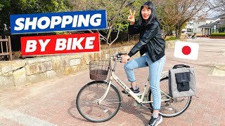 Grocery Shopping By Bike (in JAPAN)  Vincita Grocery Pannier Bag Review