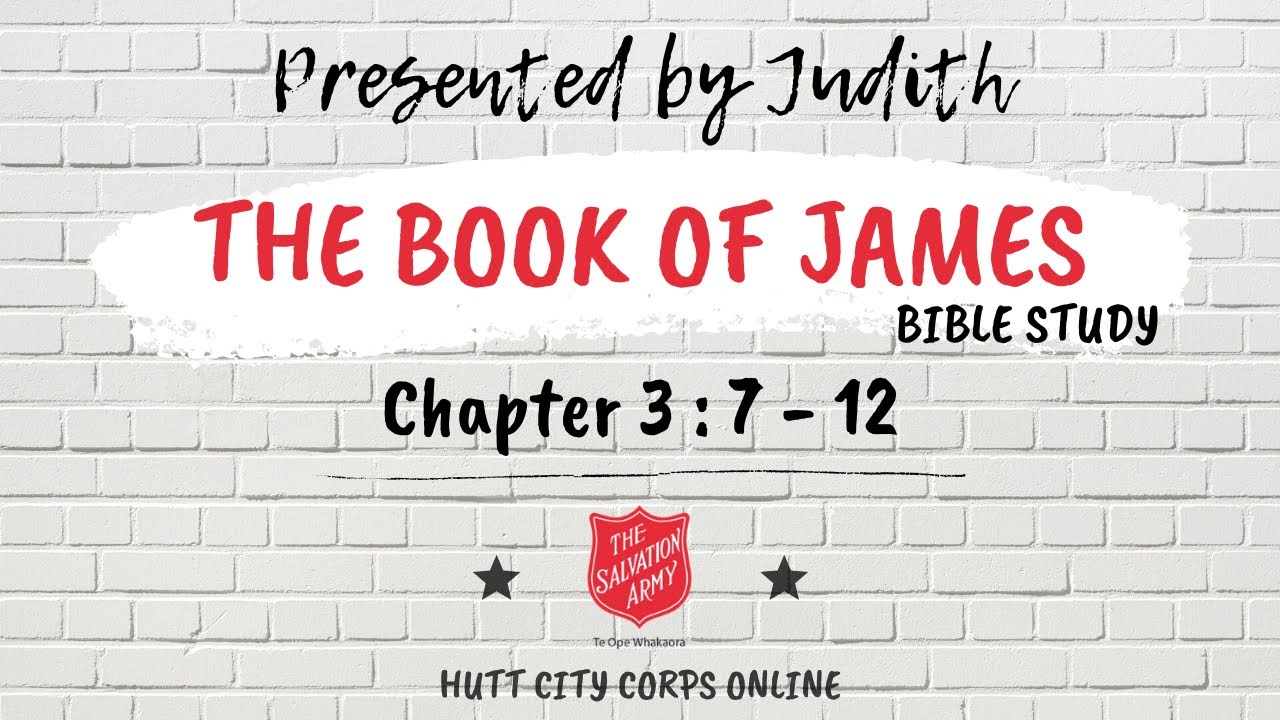The Book Of James 3 7 12 Bible Study YouTube The book of james 3 7 12 bible study youtube