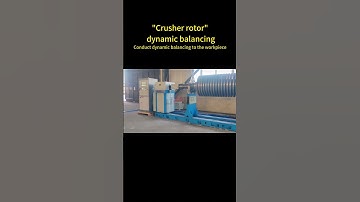 JP Crusher Rotor Combing Rotor Dynamic Balancing Machine PHW 5000