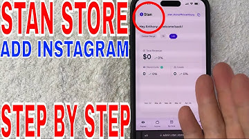 ✅  How To Add Instagram To Stan Store 🔴