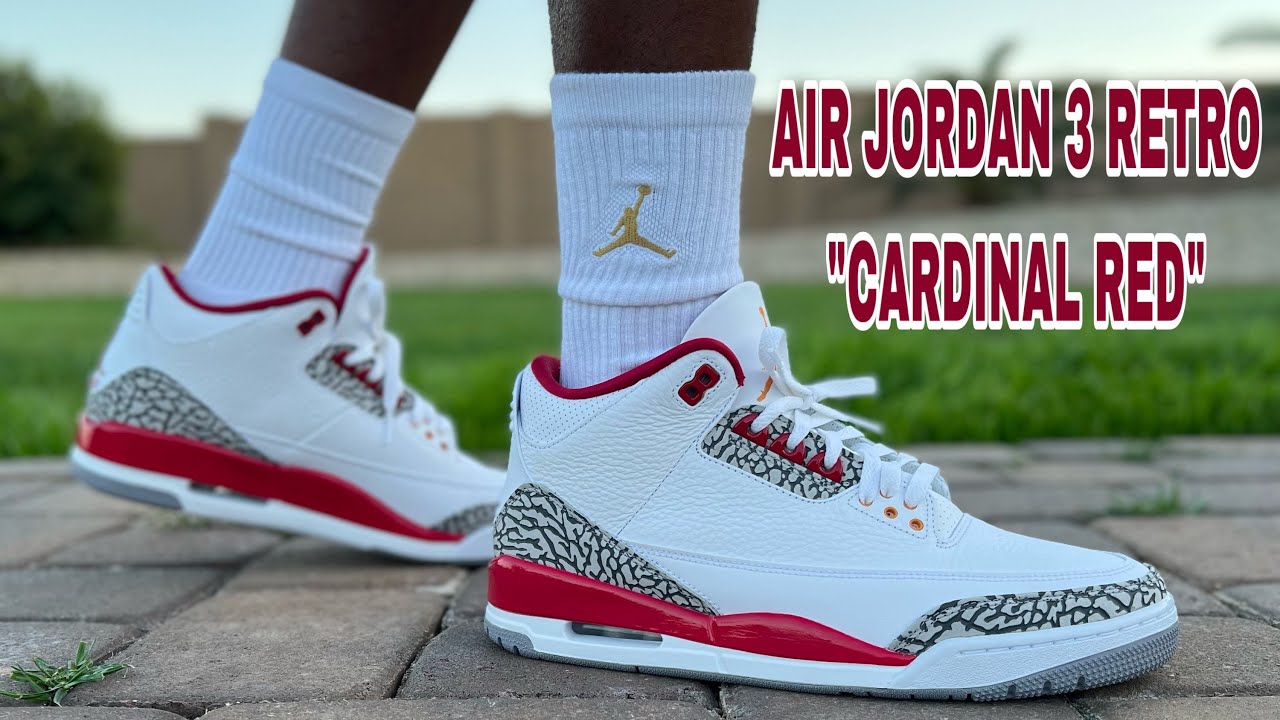 Air Jordan 3 Retro 'Cardinal Red