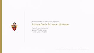 The Sacred Order of Priesthood: Joshua Davis & Lamar Nottage