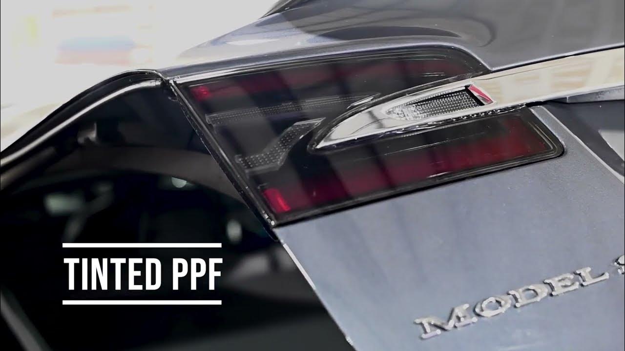 Headlights Smoke Tint For Tesla Model X (2016+ Including Plaid) Clear PPF (8mil