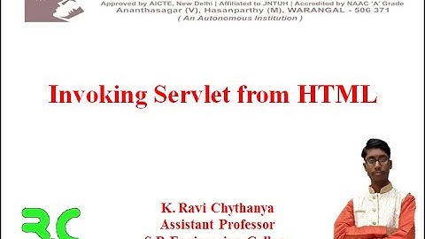 Invoking Servlet from HTML Page