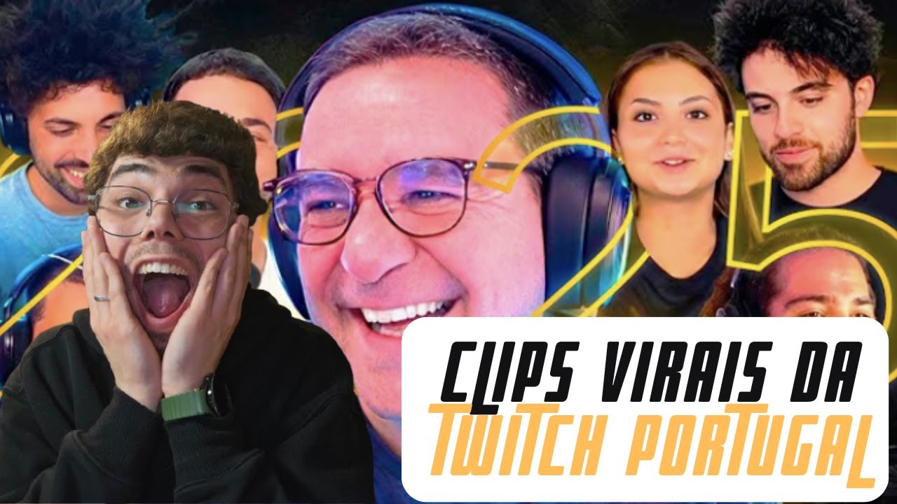 REACT a - OS CLIPS MAIS VIRAIS DA TWITCH PORTUGAL EM 2025 🇵🇹 #react